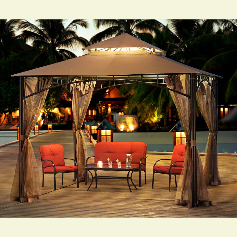 Sunjoy Madaga Gazebo Replacement Canopy & Reviews Wayfair